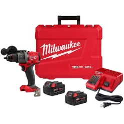 Milwaukee Tools M18 FUEL 1/2" Hammer Drill/Driver Kit and M18 FUEL SAWZALL Recip Saw (Bare Tool) KIT-2904-22-2821-20
