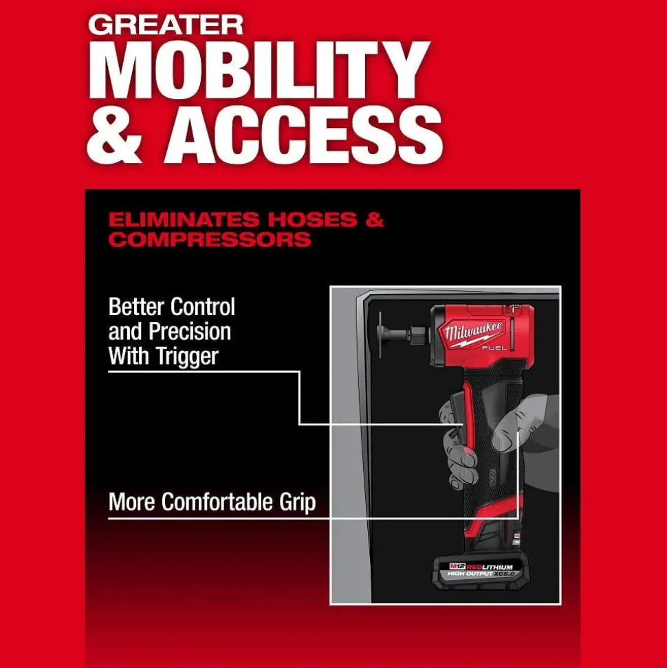 Milwaukee Tools M12 FUEL™ 1/4" Right Angle Die Grinder 3485-20