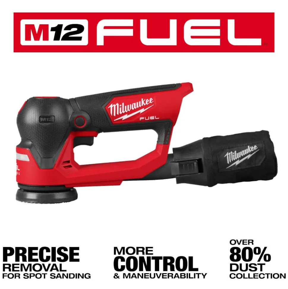 Milwaukee Tools M12 FUEL 3" Random Orbital Detail Sander 2535-20