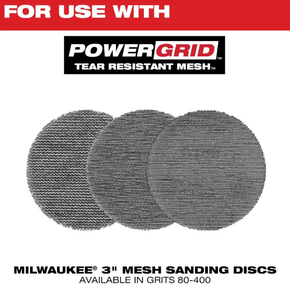 Milwaukee Tools M12 FUEL 3" Random Orbital Detail Sander 2535-20