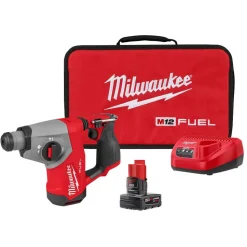 Milwaukee Tools M12 FUEL 5/8” SDS Plus Rotary Hammer Kit 2508-21XC