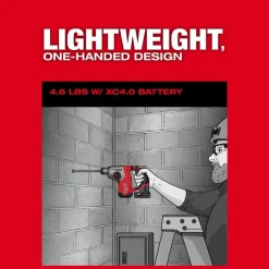 Milwaukee Tools M12 FUEL 5/8” SDS Plus Rotary Hammer Kit 2508-21XC