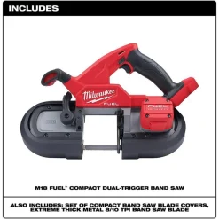 Milwaukee Tools M18 FUEL Compact Dual-Trigger Band Saw (Bare Tool) 2829S-20