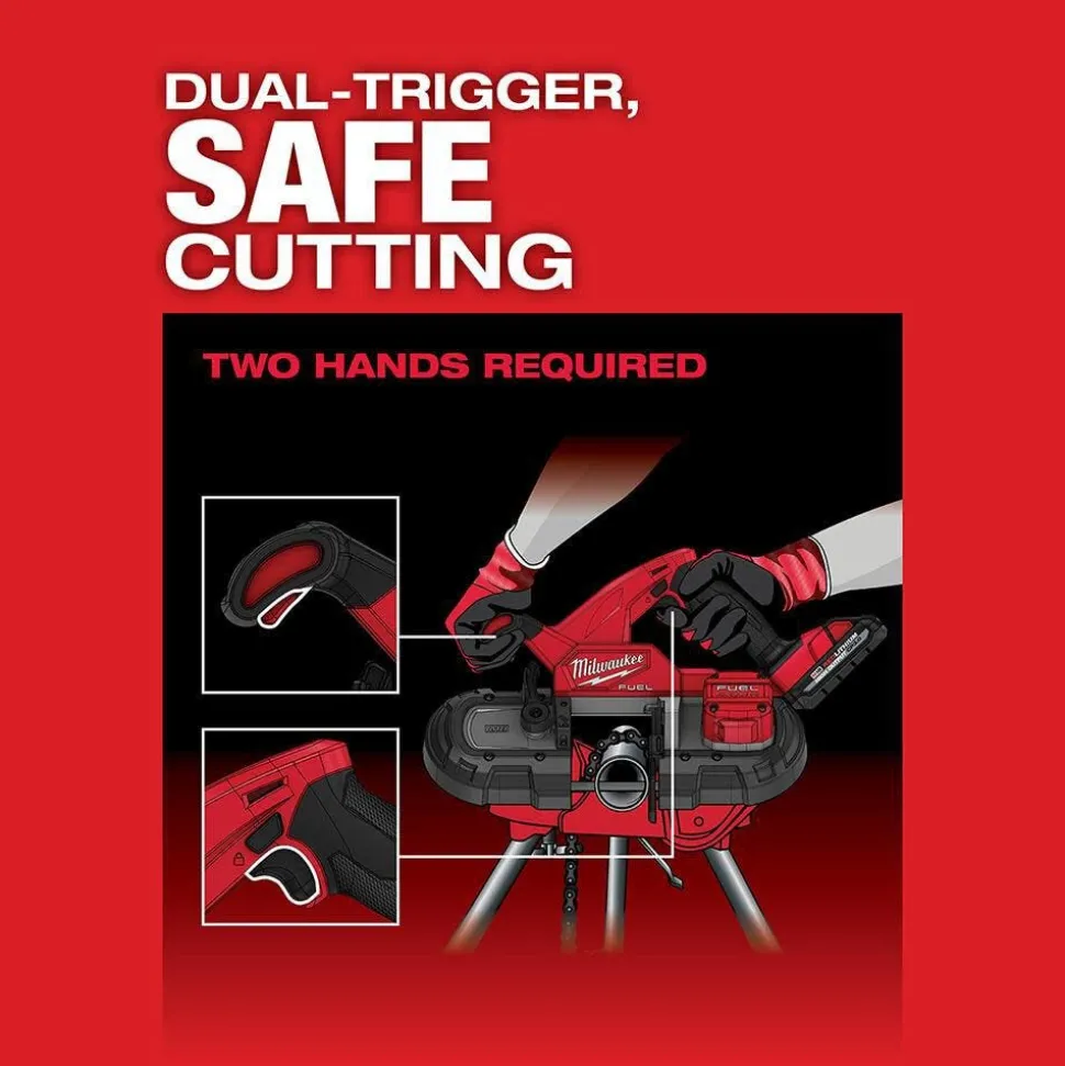 Milwaukee Tools M18 FUEL Compact Dual-Trigger Band Saw (Bare Tool) 2829S-20