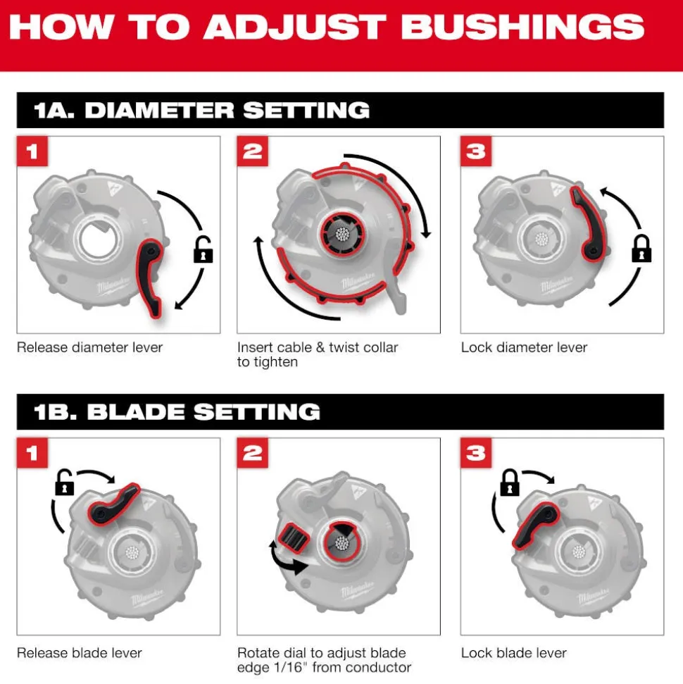 Milwaukee Tools M18 FUEL™ Covered Conductor Cable Stripper 2937-20