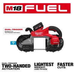 Milwaukee Tools M18 FUEL Deep Cut Dual Trigger Band Saw w/ ONE-KEY 2929S-20