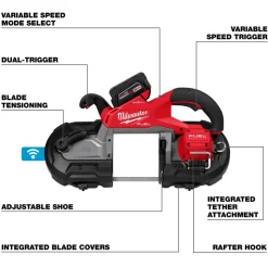 Milwaukee Tools M18 FUEL Deep Cut Dual Trigger Band Saw w/ ONE-KEY 2929S-20