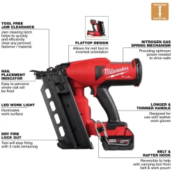 Milwaukee Tools M18 FUEL Duplex Nailer Kit 2844-21