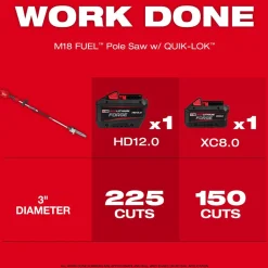 Milwaukee Tools M18 FUEL Pole Saw w/ QUIK-LOK 3016-20PS