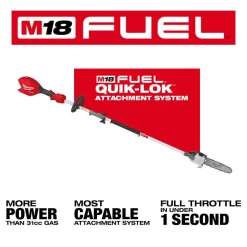 Milwaukee Tools M18 FUEL Pole Saw w/ QUIK-LOK 3016-20PS