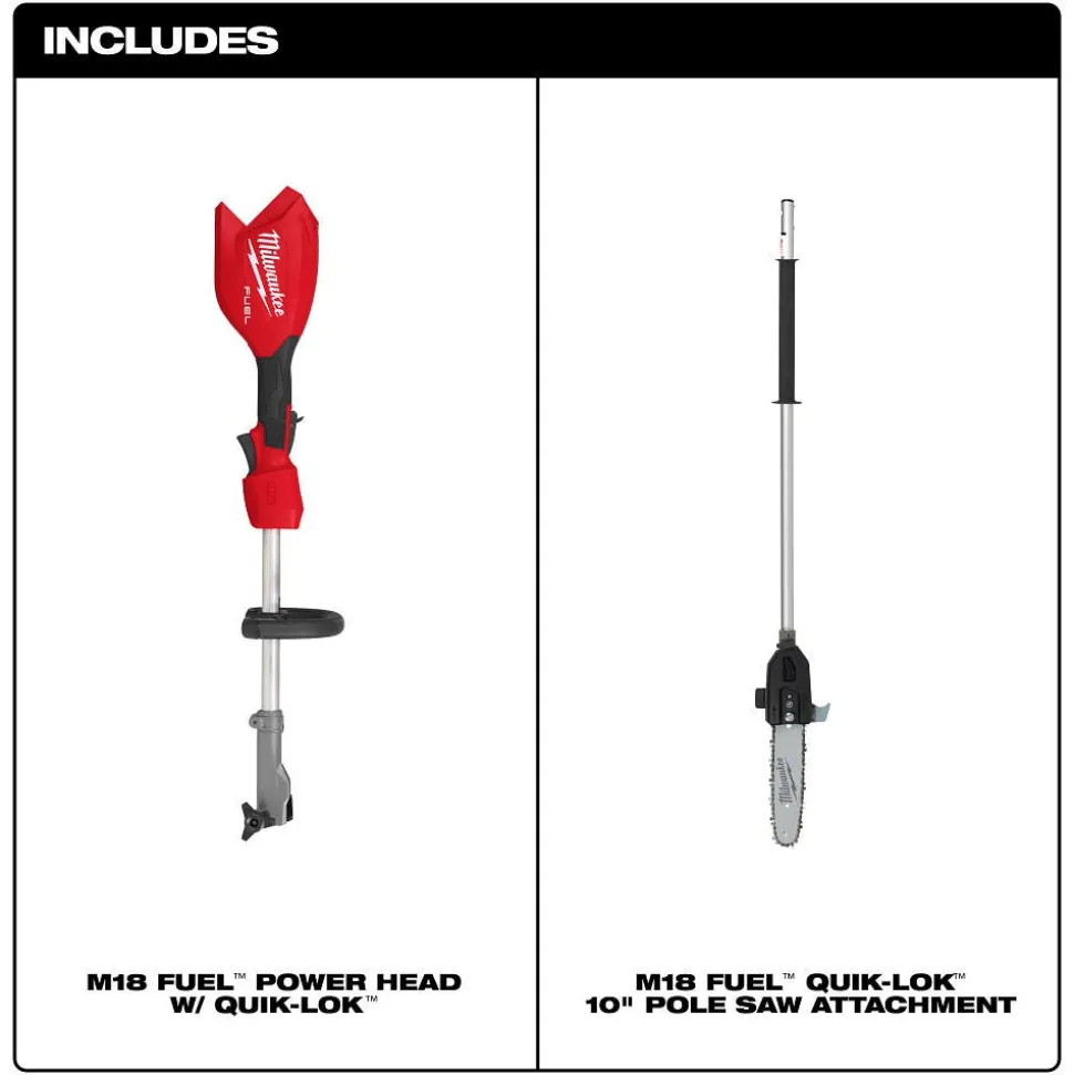 Milwaukee Tools M18 FUEL Pole Saw w/ QUIK-LOK 3016-20PS