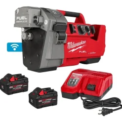 Milwaukee Tools M18 FUEL RINGER Roll Groover for 1-1/4” - 4” Sch 10/40, 6” Sch 10 2927-22