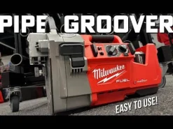 Milwaukee Tools M18 FUEL RINGER Roll Groover for 2” – 6” Sch 10/40 2928-22