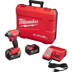 Milwaukee Tools M18 FUEL SURGE 1/4" Hex Hydraulic Driver (5.0Ah) Kit and M18 FUEL Hackzall Reciprocating Saw (Bare Tool) KIT-2760-22-2719-20