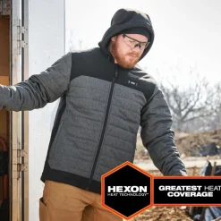 Milwaukee Tools M12 Heated Axis Jacket Grey, Kit M102G