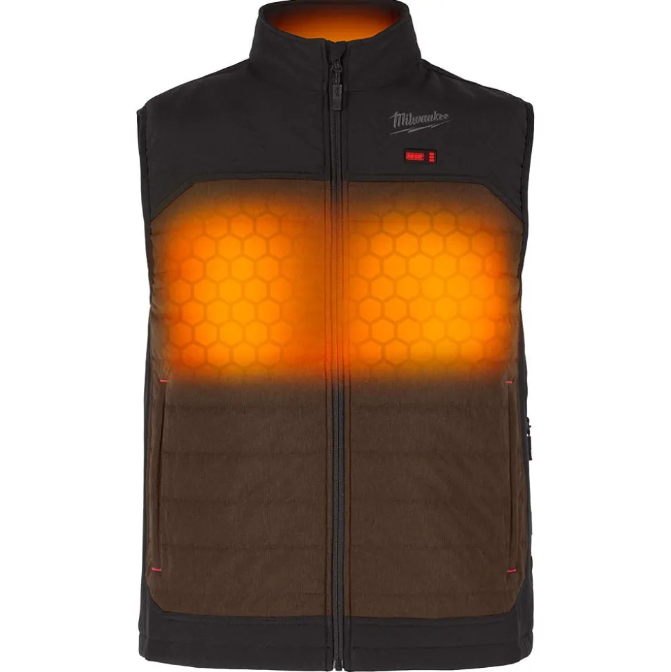 Milwaukee Tools M12 Heated Axis Vest Brown, Kit M300N