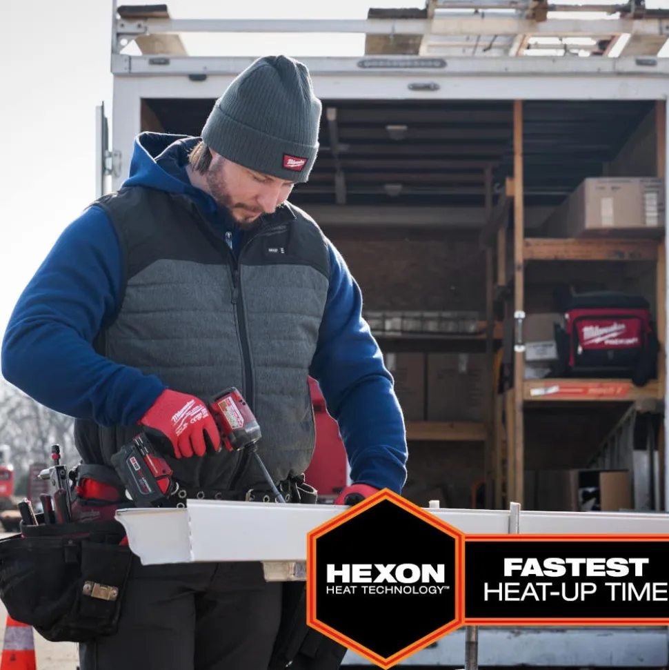 Milwaukee Tools M12 Heated Axis Vest Brown, Kit M300N