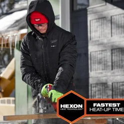 Milwaukee Tools M12 Heated Axis Jacket Black, Kit M102B