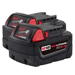 Milwaukee Tools M18 Red Lithium 5.0 Ah XC Battery 3 PACK Bundle