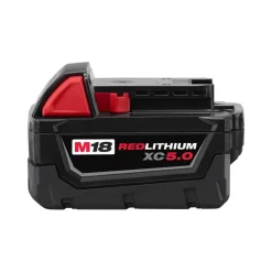 Milwaukee Tools M18 REDLITHIUM XC5.0 Resistant Battery, 2 Pack 48-11-1852R