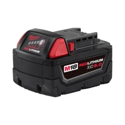 Milwaukee Tools M18 REDLITHIUM XC5.0 Resistant Battery, 2 Pack 48-11-1852R