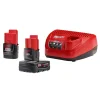 Milwaukee Tools M12 REDLITHIUM CP2.0/XC4.0 Starter Pack 48-59-2424