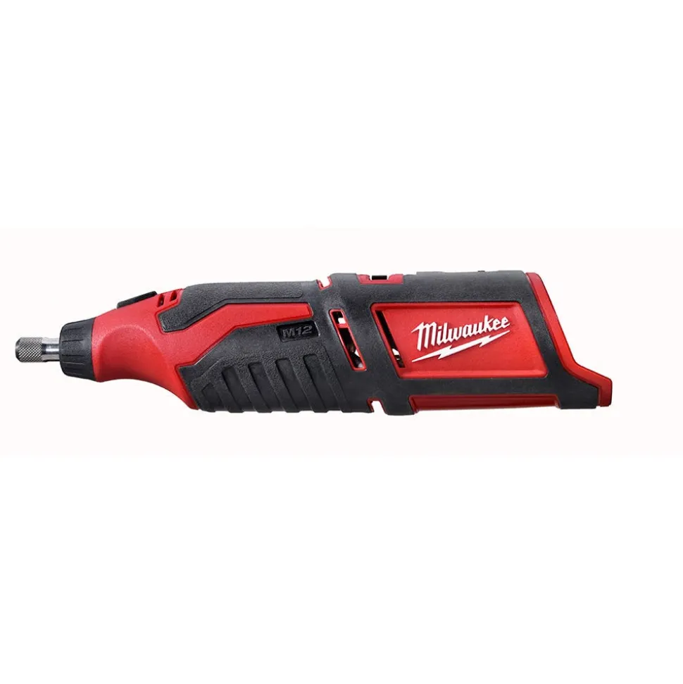 Milwaukee Tools M12 REDLITHIUM XC Battery - 2 Pack and M12 Rotary Tool (Tool Only) KIT-48-11-2412-2460-20