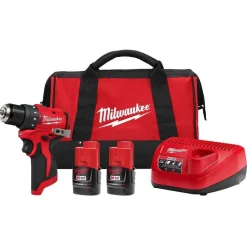Milwaukee Tools M12 Subcompact Brushless 3/8" Drill/Driver Kit 3401-22