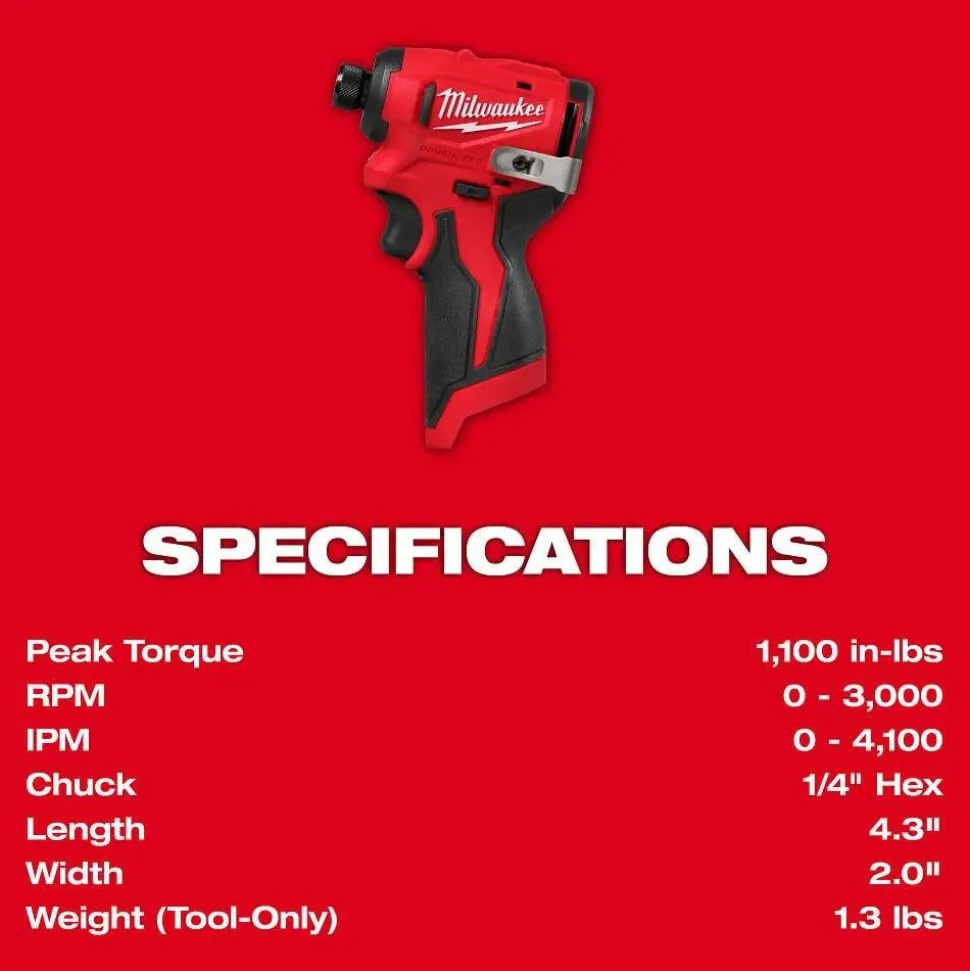 Milwaukee Tools M12 Subcompact Brushless 2-Tool Combo Kit 3494-22