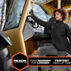 Milwaukee Tools M12 Women's Heated Axis Jacket Black, Kit F102B