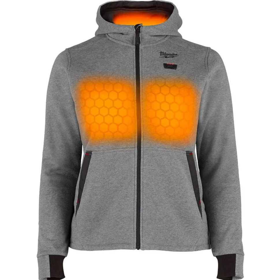 Milwaukee Tools M12 Women's Heated Hoodie Kit – Gray F200G-21