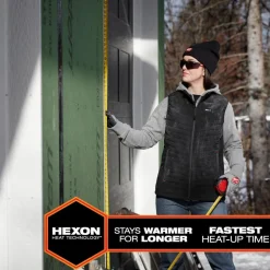 Milwaukee Tools M12 Women's Heated Axis Vest Green, Kit F300E