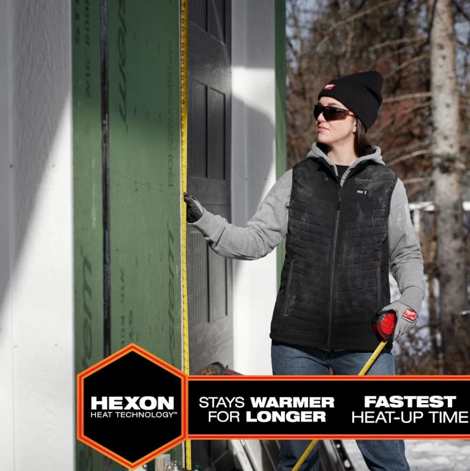 Milwaukee Tools M12 Women's Heated Axis Vest Green, Kit F300E