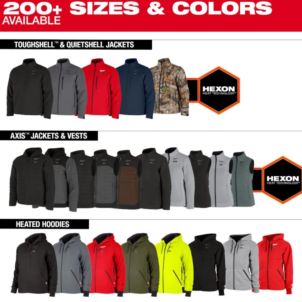 Milwaukee Tools M12 Women's Heated Axis Vest Green, Kit F300E