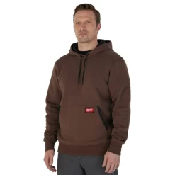 Milwaukee Tools Midweight Pullover Hoodie Brown 351BR