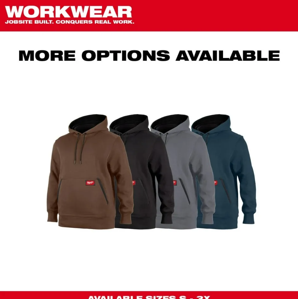 Milwaukee Tools Midweight Pullover Hoodie Brown 351BR