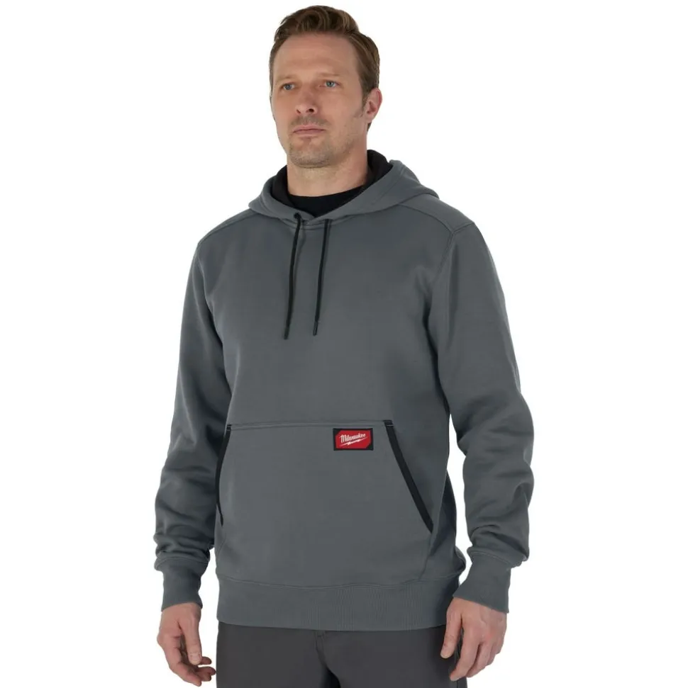 Milwaukee Tools Midweight Pullover Hoodie Grey 351G