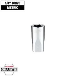 Milwaukee Tools Milwaukee 1/4 in. Drive 9mm Metric 6-Point Socket 45-34-9035