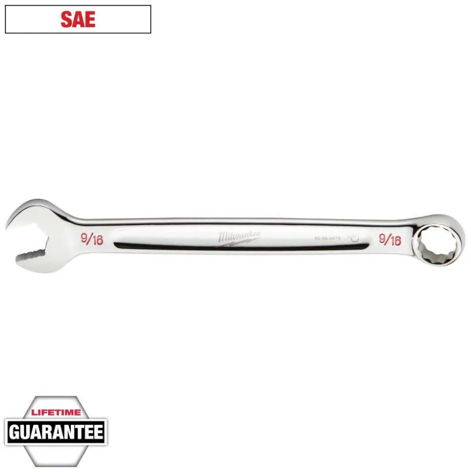 Milwaukee Tools Milwaukee 9/16 in. SAE Combination Wrench 45-96-9418