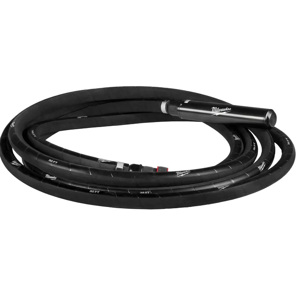 Milwaukee Tools MX FUEL High Cycle Concrete Vibrator 32' Whip w/ 2.25" Head 48-37-3222H