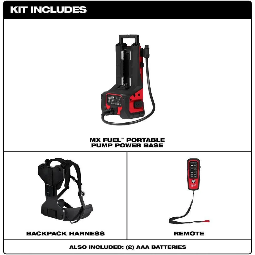 Milwaukee Tools MX FUEL Portable Pump Power Base MXF211-0