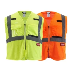Milwaukee Tools Non-Breakaway Class 2 Mesh Safety Vest Hi-Vis Yellow 48-73-511Y
