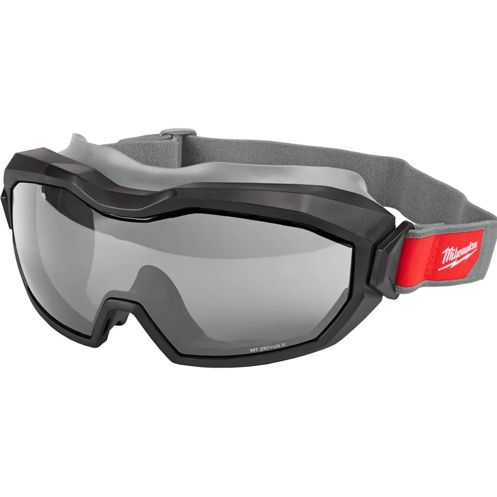 Milwaukee Tools Non-Vented Goggle - Gray Dual Coat Lens 48-73-2066