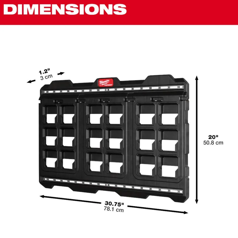Milwaukee Tools PACKOUT Large Wall Plate 48-22-8497