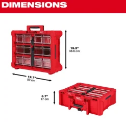 Milwaukee Tools PACKOUT Tilt Bin Organizer 48-22-8433