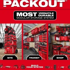 Milwaukee Tools PACKOUT Tool Box Long Tool Holder Attachment 48-22-8607