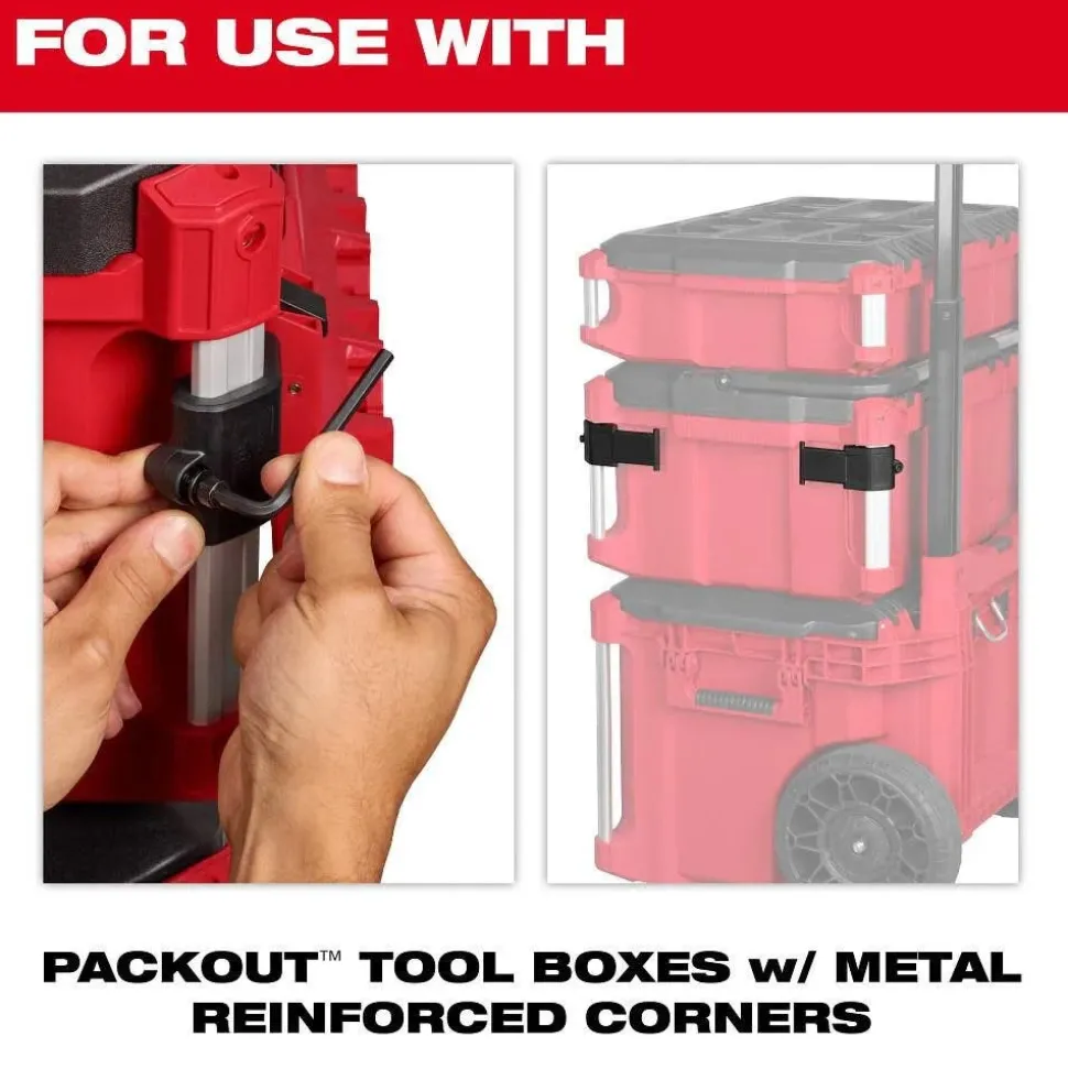 Milwaukee Tools PACKOUT Tool Box M12 Battery Rack Attachment 48-22-8604