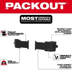 Milwaukee Tools PACKOUT Tool Box Attachment Mount 48-22-8601