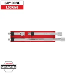 Milwaukee Tools 3pc 3/8” Drive Locking Extension Set 48-22-9361