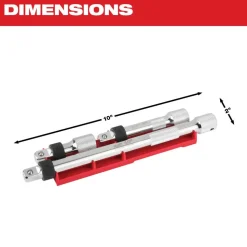 Milwaukee Tools 3pc 1/2” Drive Locking Extension Set 48-22-9362